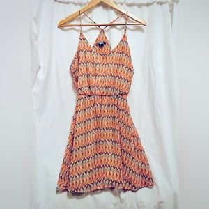 Geometric Print Summer Dress